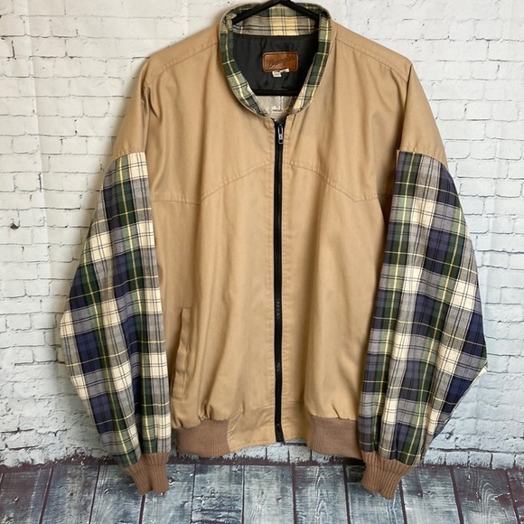 Wrangler Vintage 1996 Coat Hipster Jean Jacket 1X Flannel Eagle Grandpacore - Picture 6 of 15